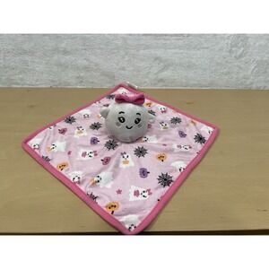 Parent's Choice Pink Ghost Lovey Security Blanket 12x12 Halloween Spiderweb